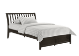 Night & Day Nutmeg Bed Nutmeg KPQ Footboard High Full Dark Chocolate white-background studio view