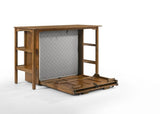 Night & Day Siesta Twin Desk Cabinet Bed side view 3