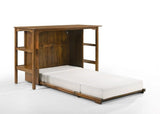 Night & Day Siesta Twin Desk Cabinet Bed room view 4