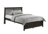 Night & Day Solstice Bed Solstice KPQ Footboard High Full Dark Chocolate white-background studio view