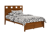 Night & Day Tamarind Bed Tamarind KPQ Footboard High Full Cherry white-background studio view