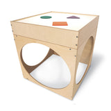 Whitney Brothers Superbright LED Creative Cube Sensory Light Table - classroom use with children at the light table