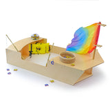 Whitney Brothers Imagination Boat Preschool Dramatic Play - under-seat cubby storage detail
