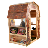 Whitney Brothers Treehouse Reading Nook Classroom Reading Nook - treehouse roof and wall graphic detail
