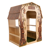 Whitney Brothers Treehouse Reading Nook Classroom Reading Nook - interior wall shelf detail