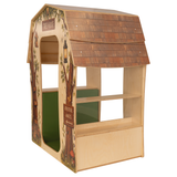Whitney Brothers Treehouse Reading Nook Classroom Reading Nook - clear acrylic window and side opening detail