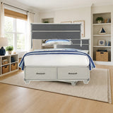 ACME Acme Orchest Full Bed styled in a bright kids' bedroom, storage