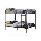ACME Bristol Full/Full Metal Bunk Bed full over full metal bunk bed in shown finish