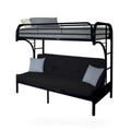 Eclipse Twin/Full Futon Metal Bunk Bed