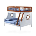 Sailor Twin/Full Nautical Themed Bunk Bed