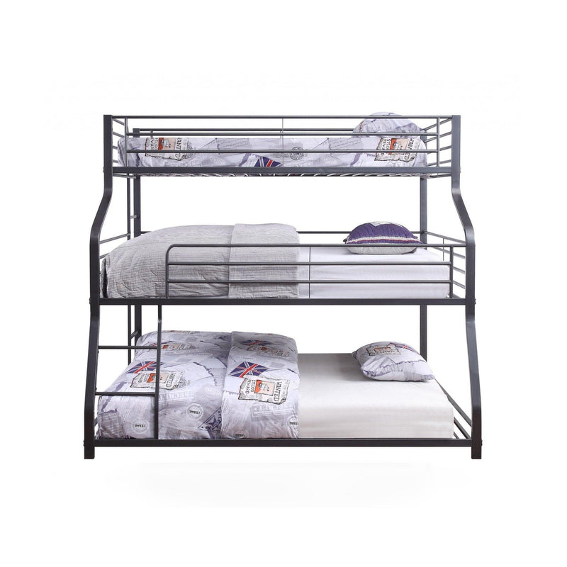 Caius Triple Metal Bunk Bed (Twin/Full/Queen)
