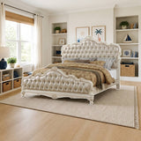 ACME Chantelle California King Bed styled in a bright kids' bedroom, california king