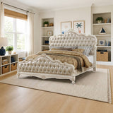 ACME Chantelle Queen Bed styled in a bright kids' bedroom, queen