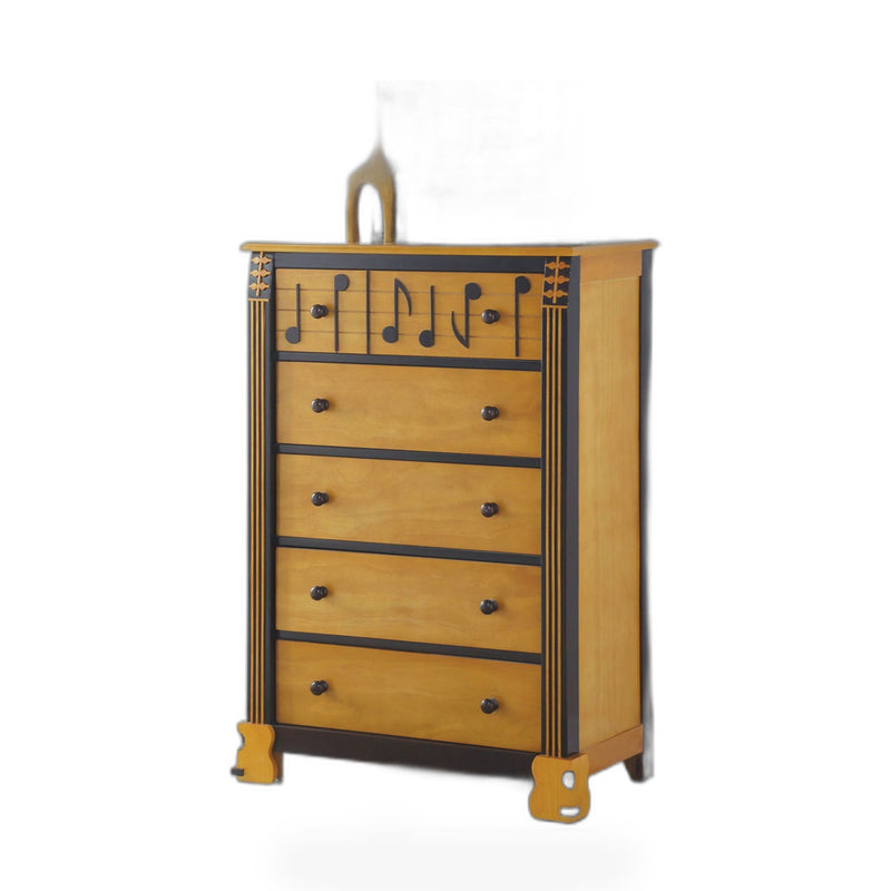 Brooks Music Themed Wooden Chest
