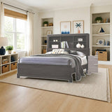 ACME Lantha Eastern King Bed styled in a bright kids' bedroom, king