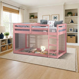 ACME Gaston II Twin Loft Bed styled in a kids' bedroom, loft