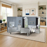 ACME Louis Philippe III Full Bed styled in a bright kids' bedroom, shown finish