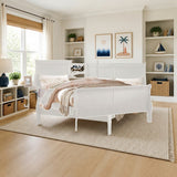 ACME Louis Philippe Queen Bed styled in a bright kids' bedroom, queen