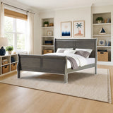 ACME Louis Philippe Queen Bed styled in a bright kids' bedroom, queen