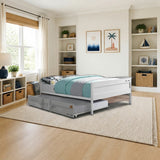 ACME Low Profile Metal Cargo Full Bed styled in a bright kids' bedroom, metal