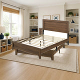 ACME Miquell Eastern King Bed styled in a bright kids' bedroom, king