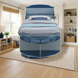 ACME Neptune II Twin Bed styled in a bright kids' bedroom, shown finish
