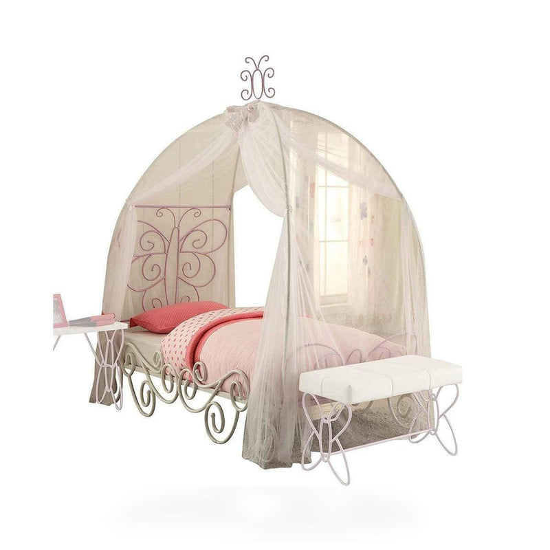 Priya II Butterfly Princess Canopy Bed For Kids