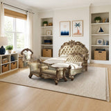 ACME Vendome Queen Bed styled in a bright kids' bedroom, queen
