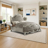 ACME Versailles Queen Bed styled in a bright kids' bedroom, queen