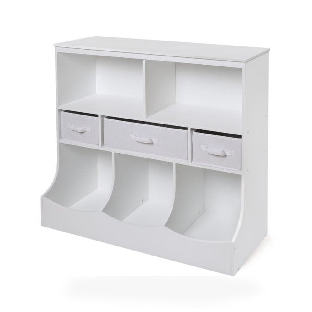 Combo Bin Storage Unit with Three Baskets