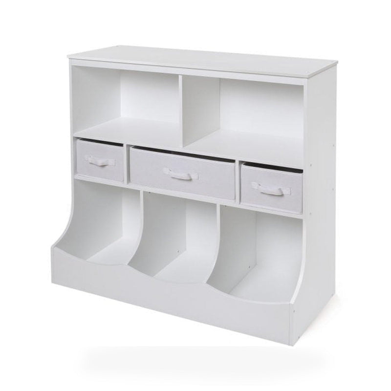 Combo Bin Storage Unit with Three Baskets