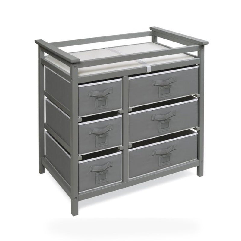 Modern Baby Changing Table with Six Baskets