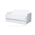 Mariana Classic and Traditional White Finished Wood Twin Size Daybed with Trundle