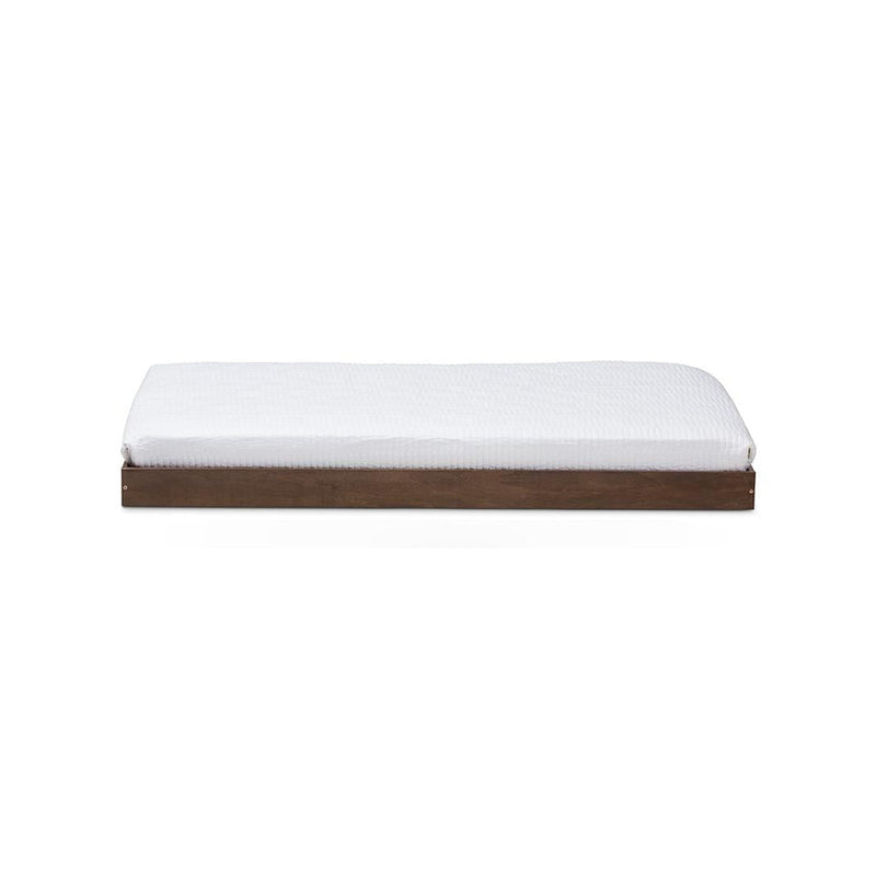 Payton Modern and Contemporary Brown-Finished Twin Trundle
