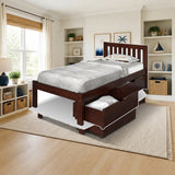 Chelsea Home Dylan Twin Single Bed styled in a bright kids' bedroom, twin