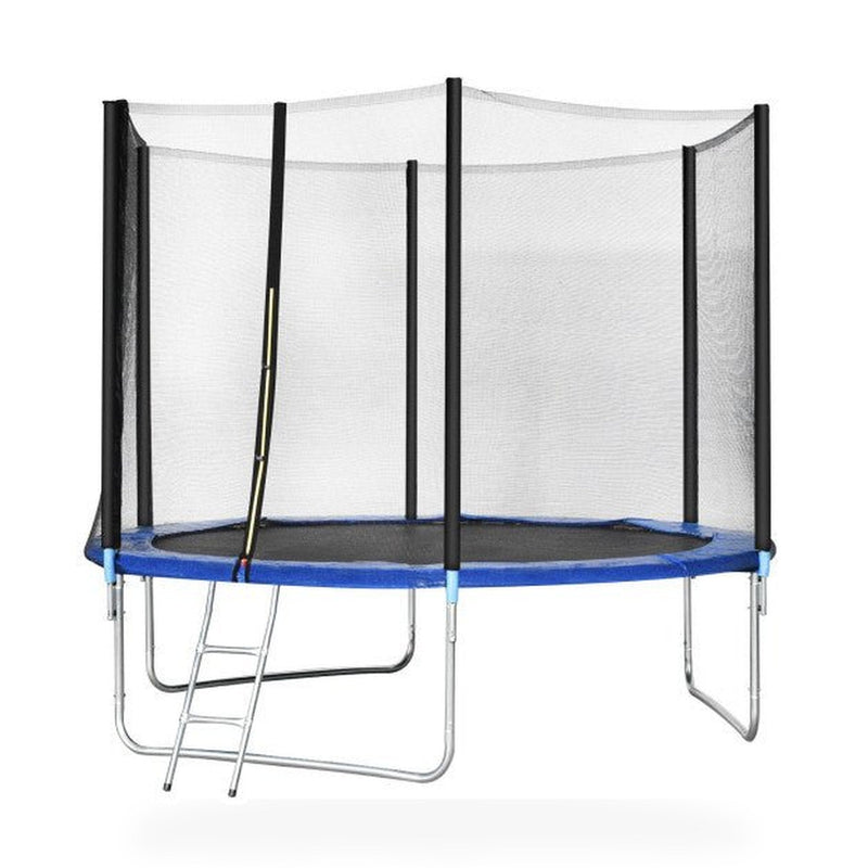 10 ft Combo Bounce Jump Safety Trampoline with Spring Pad Ladder