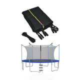 Costway 10Ft Replacement Weather-Resistant Trampoline Safety Enclosure Net kids outdoor playset in shown finish