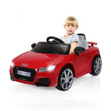 Costway 12 V Kids Electric Remote Control Riding Car-Red kids outdoor playset in shown finish