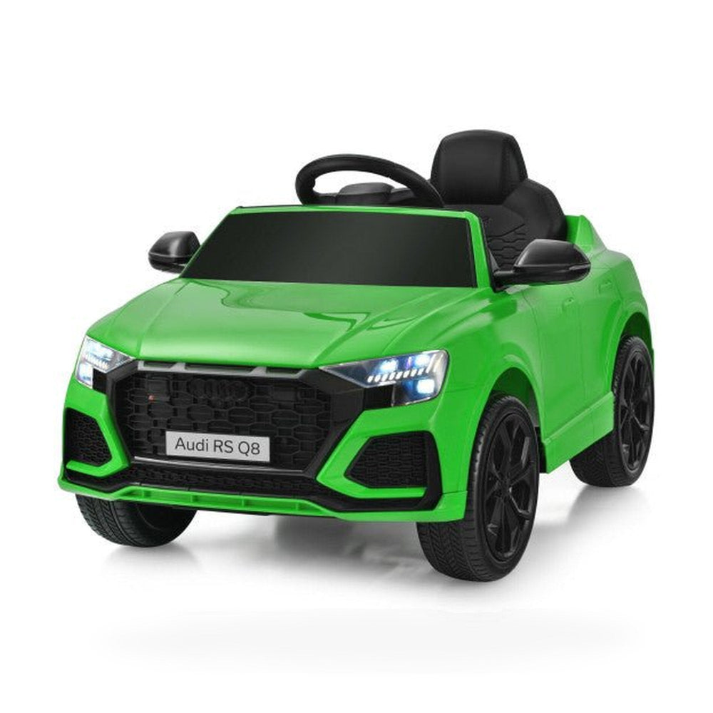 12 V Licensed Audi Q8 Kids Cars to Drive with Remote Control-Green