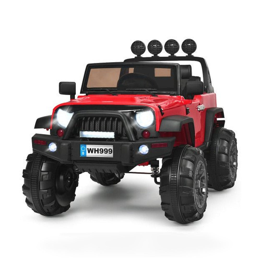 12V Kids Spring Suspension Ride On Truck-Red