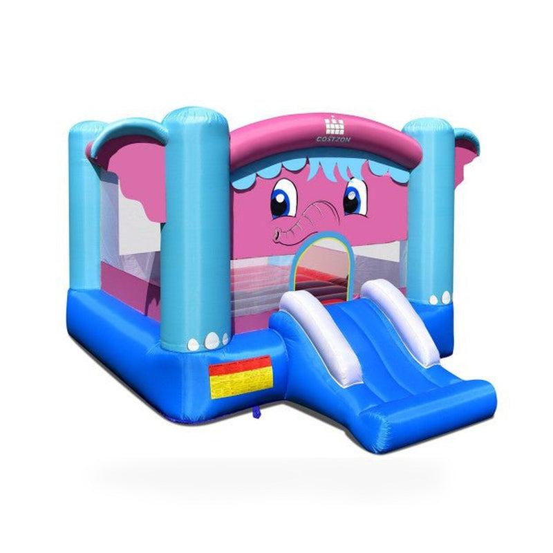 3-in-1 Elephant Theme Inflatable Castle without Blower