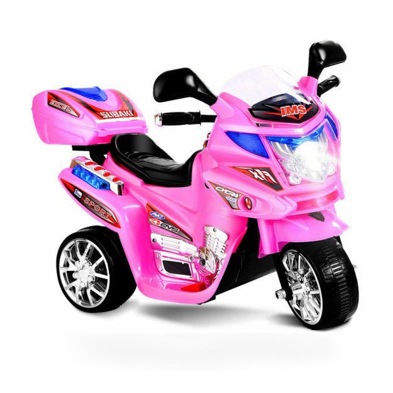3 Wheel Kids Ride On Motorcycle 6V Battery Powered Electric Toy Power Bicyle New-pink
