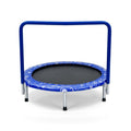 36 Inch Kids Trampoline Mini Rebounder with Full Covered Handrail -Blue
