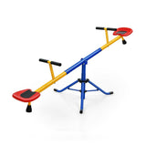 Costway 360° Rotation Kids Seesaw Swivel Teeter Totter kids kids seesaw in shown finish