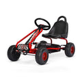 4 Wheel Pedal Powered Ride On with Adjustable Seat-Red