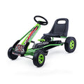 4 Wheels Kids Ride On Pedal Powered Bike Go Kart Racer Car Outdoor Play Toy-Green