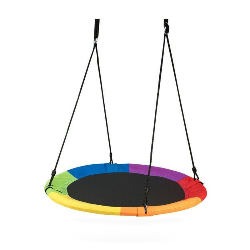 40 Inch Flying Saucer Tree Swing Outdoor Play for Kids