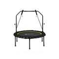 40 Inch Foldable Fitness Rebounder with Resistance Bands Adjustable Home-Green
