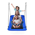 700lb Giant 60 Inch Skycurve Platform Tree Swing for Kids and Adults-Blue