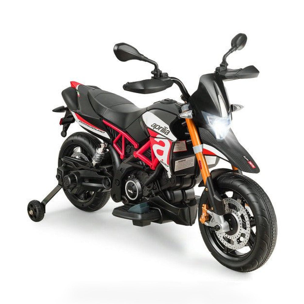 Aprilia Licensed 12V Kids Ride-On Motorcycle-Red